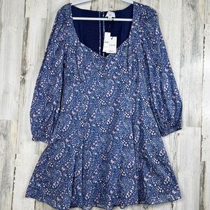 NEW! J. Crew x Liberty Floral Dress Womens Sz 12 Sweatheart Spring Bourton Bloom